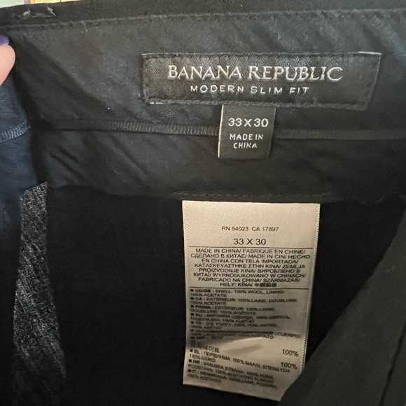 Black men’s dress pant banana republic - Picture 4 of 4
